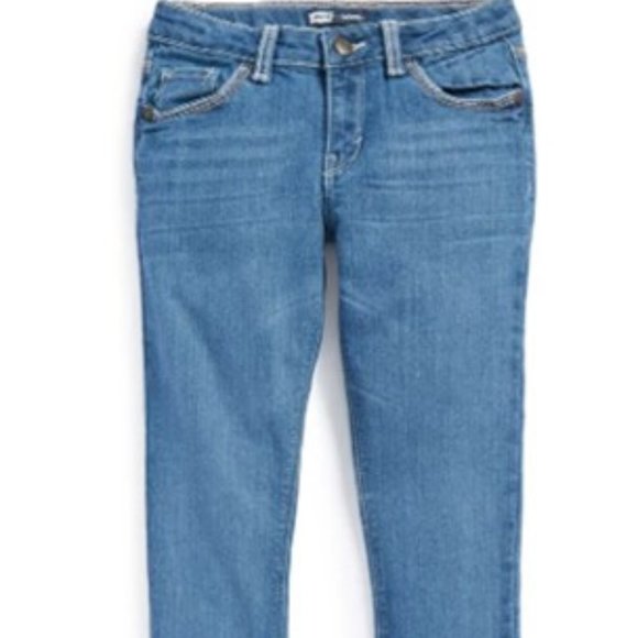 Levi's 711 Thick-Stitch Skinny Jeans Girls NWT - Picture 1 of 3